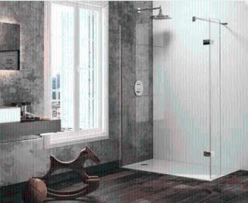 Sprchová zástena walk-in 140 cm Huppe Solva pure ST3606.092.322