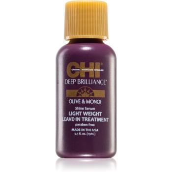 CHI Brilliance Shine Serum Lightweight Leave-in Ttreatment ľahké sérum na lesk a hebkosť vlasov 15 ml