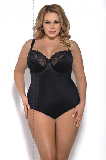 Dámske body Gorsenia body k 356 gala czarny 75F