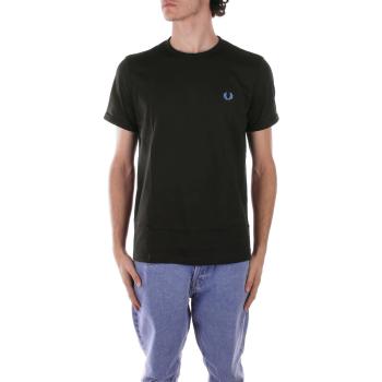 Fred Perry  M3519  Tričká s krátkym rukávom Zelená