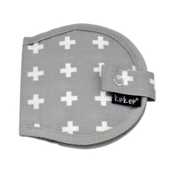 KIPKEP Puzdro na vložky do podprsenky Crossy Grey, Bra Insert Case