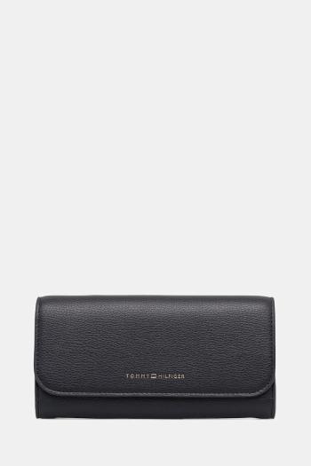 Peňaženka Tommy Hilfiger dámska, tmavomodrá farba, AW0AW17734
