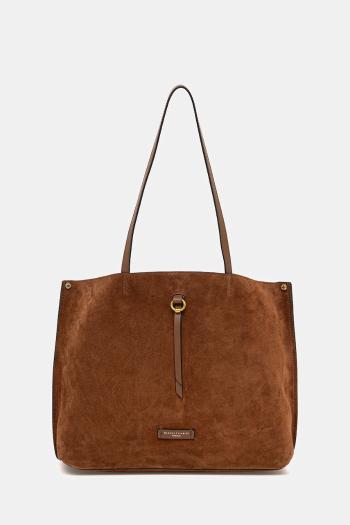 Semišová kabelka Gianni Chiarini EGLE hnedá farba, BS.11485.CM