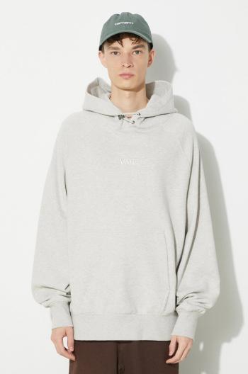 Bavlnená mikina Vans Premium Standards Hoodie Fleece LX pánska, béžová farba, s kapucňou, melanžová, VN000GZ1RKZ1