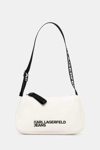 Kabelka Karl Lagerfeld Jeans biela farba, A1W30235