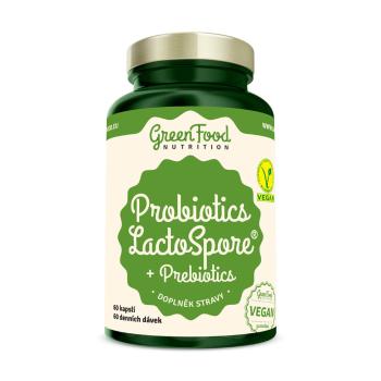 GreenFood Nutrition Probiotiká LactoSpore® + Prebiotics 60 kapsúl