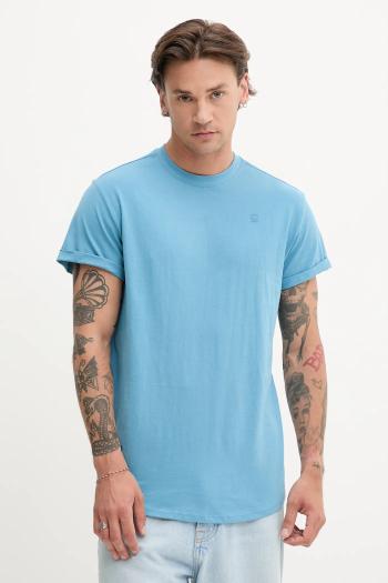 Bavlnené tričko G-Star Raw pánske, biela farba, jednofarebná, D16396-B353