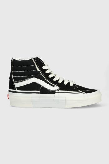 Tenisky Vans SK8-Hi Reconstruct VN0005UK6BT1-DKGRN, čierna farba, VN0005UK6BT1