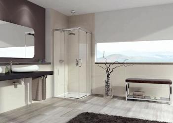 Sprchový kút čtverec 100x100 cm Hüppe Aura elegance 401310.092.322