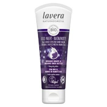 LAVERA Nočný krém a maska na ruky 2v1 75 ml