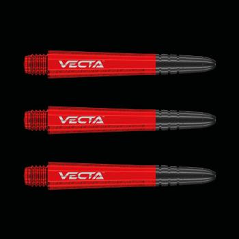 DART SZÁR WINMAU VECTA MŰANYAG, FÉM TOPPAL PIROS, HOSSZÚ