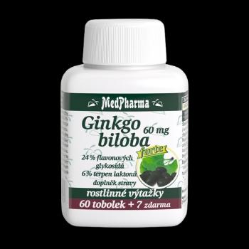 MEDPHARMA Ginkgo biloba 60 mg Forte 67 tvrdých kapsúl