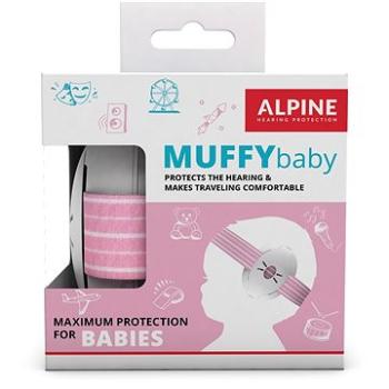 ALPINE Muffy Baby Detské izolačné slúchadlá – ružové (HN218794)