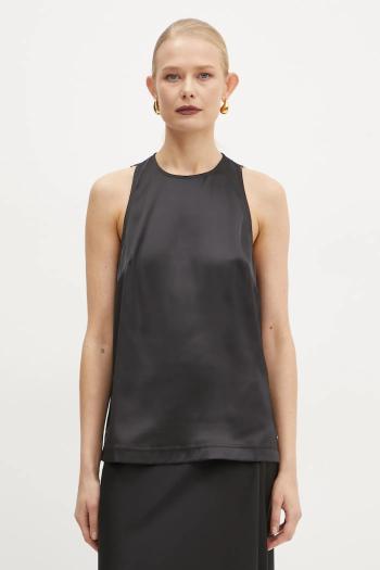 Top Guess CHRISTELLE čierna farba, jednofarebný, W5RH47 WFQC2