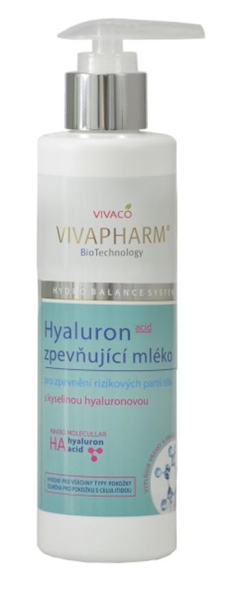 VIVAPHARM Spevňujúce telové mlieko s kyselinou hyalurónovou 200 ml