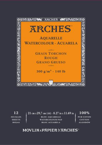 Arches Watercolour Rough Skicár 21 x 297 cm 300 g