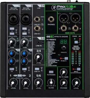 Mackie PROFX6 V3 Analógový mixpult