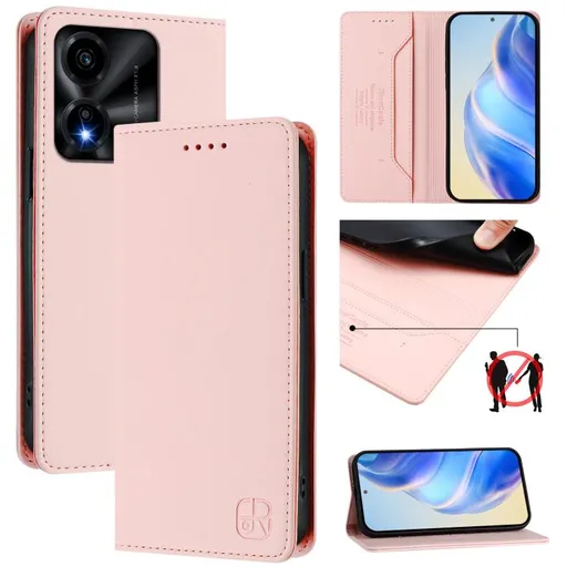 RINA Zaklápacie puzdro pre Honor X5c Plus svetloružové