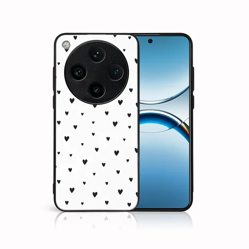 MY ART Ochranný kryt pre Oppo Find X8 Pro 5G BLACK HEARTS (167)