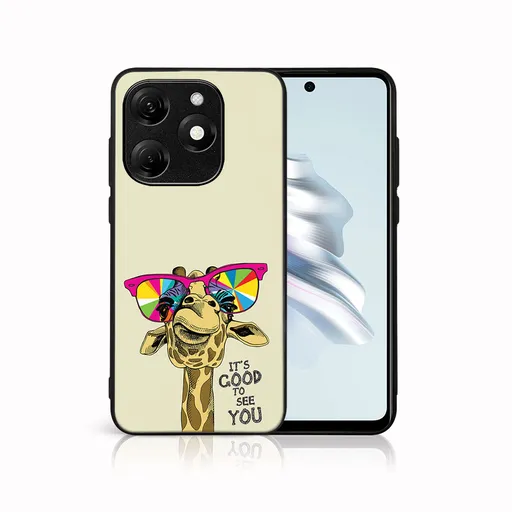 MY ART Ochranný kryt pre Tecno Spark 20C / Tecno Spark Go 2024 GIRAFFE (180)
