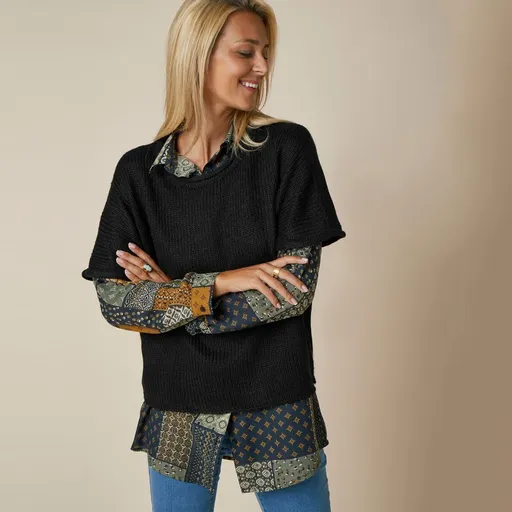 Pulóver so skrátenými rukávmi