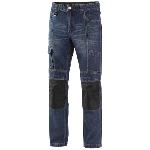 Canis (CXS) Pánske rifľové nohavice NIMES I - Modrá / čierna | 62