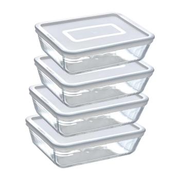 Pyrex Súprava sklenených dóz 4 ks, 1,5L