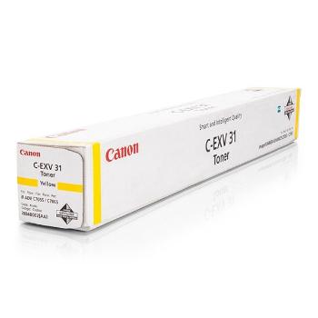 Canon originál toner CEXV31, yellow, 52000str., 2804B002, Canon iR-C7055, 7065, O, žltá