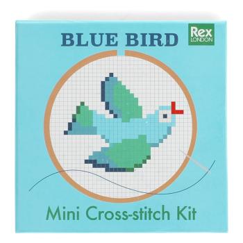 Kreatív készlet Cross-stitch Kit Blue Bird – Rex London