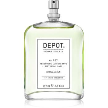 Depot No. 407 Restoring Aftershave osviežujúca voda po holení Sartorial Sage 100 ml