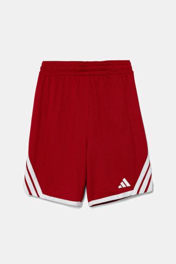 Detské krátke nohavice adidas Originals červená farba, s nášivkou, nastaviteľný pás JM5132