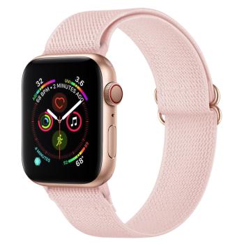 NYLON Remienok pre Apple Watch Ultra 1 / 2 (49mm) / 9 / 8 / 7 (45mm) svetloružový