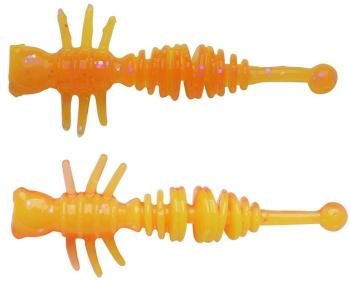 Berkley gumová nástraha powerbait power larvae fluo orange sunshine yellow - 5,5 cm 10 ks