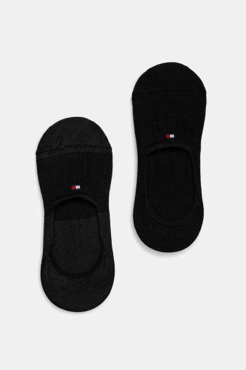 Členkové ponožky Tommy Hilfiger 2-pak dámske, čierna farba, 701233710