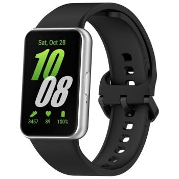 SILICONE Vymeniteľný remienok pre Samsung Galaxy Fit3 čierny