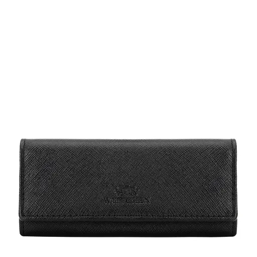 Elegantné kožené púzdro na kľúče Saffiano - štýl a funkčnosť v jednom