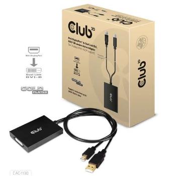 Club3D Mini DisplayPort to Dual Link DVI, HDCP ON version Active...