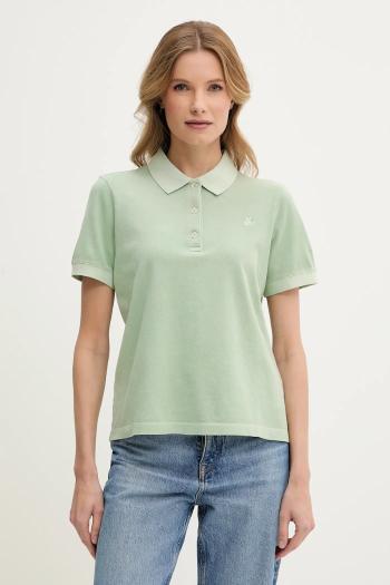 Polo tričko Marc O'Polo dámske, zelená farba, 503237153013