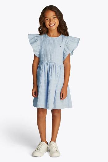 Dievčenské šaty Tommy Hilfiger mini, áčkový strih, KG0KG08472