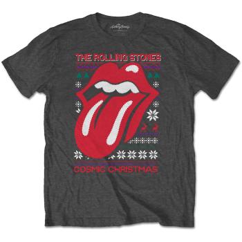 The Rolling Stones tričko Cosmic Christmas Šedá XL