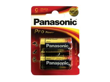 Batéria C (R14) alkalická PANASONIC Pro Power 2ks / blister