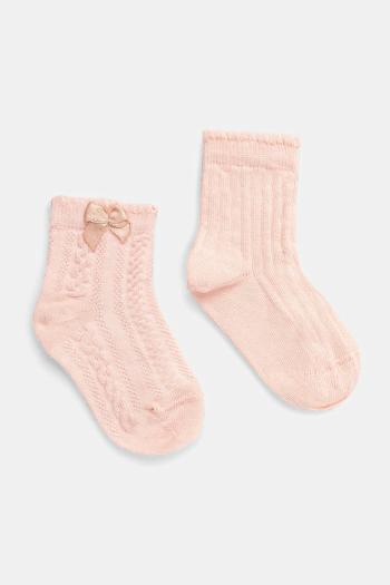 Ponožky pre bábätká United Colors of Benetton ružová farba, 6AO50702V