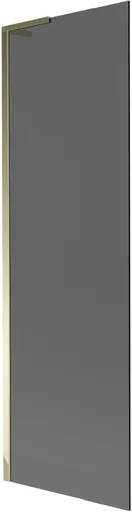 MEXEN/S - Next L vaňová zástena FIX 60 x 150, grafit, zlatá 895-060-000-03-40-50