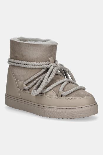 Kožené snehule Inuikii CLASSIC šedá farba, 3001.003.0022