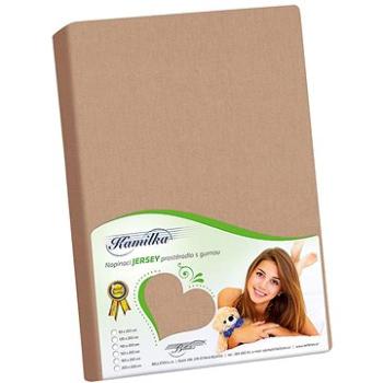 Bellatex Jersey – 90 × 200 × 40 cm – kávová (4674)