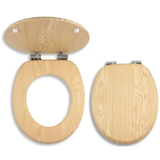 Wc doska Novaservis MDF vo farebnom prevedeni dyhovaného dreva WC/SOFTJASAN