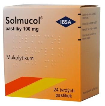 SOLMUCOL 100 mg pastilky 24 ks