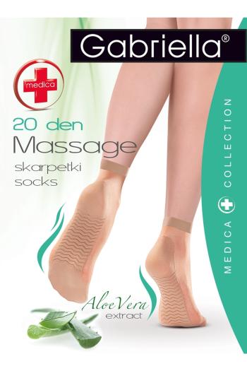 Dámske podkolienky 623 Medica 20 nero