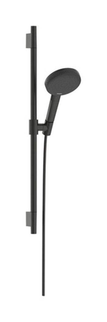 Sprchový set Hansgrohe Raindance Alive Select S kartáčovaný čierny chróm 24602340