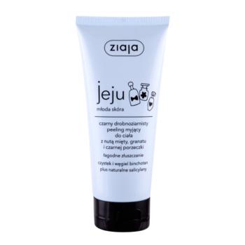 ZIAJA Jeju čierny telový mikro peeling  200 ml